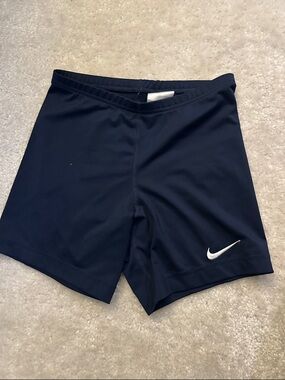 Nike Navy and White Performance Shorts